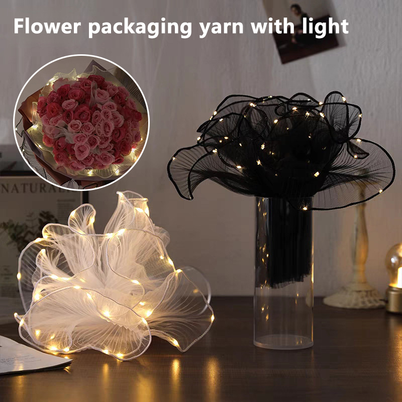 1Pcs LED Flower Wrapping Paper - Art Craft Items review and price