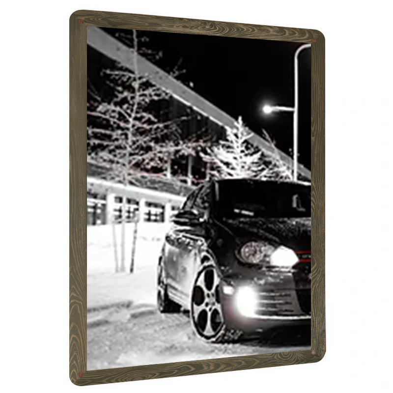 Winter Street Car Night View I - Art Craft Winter review and price