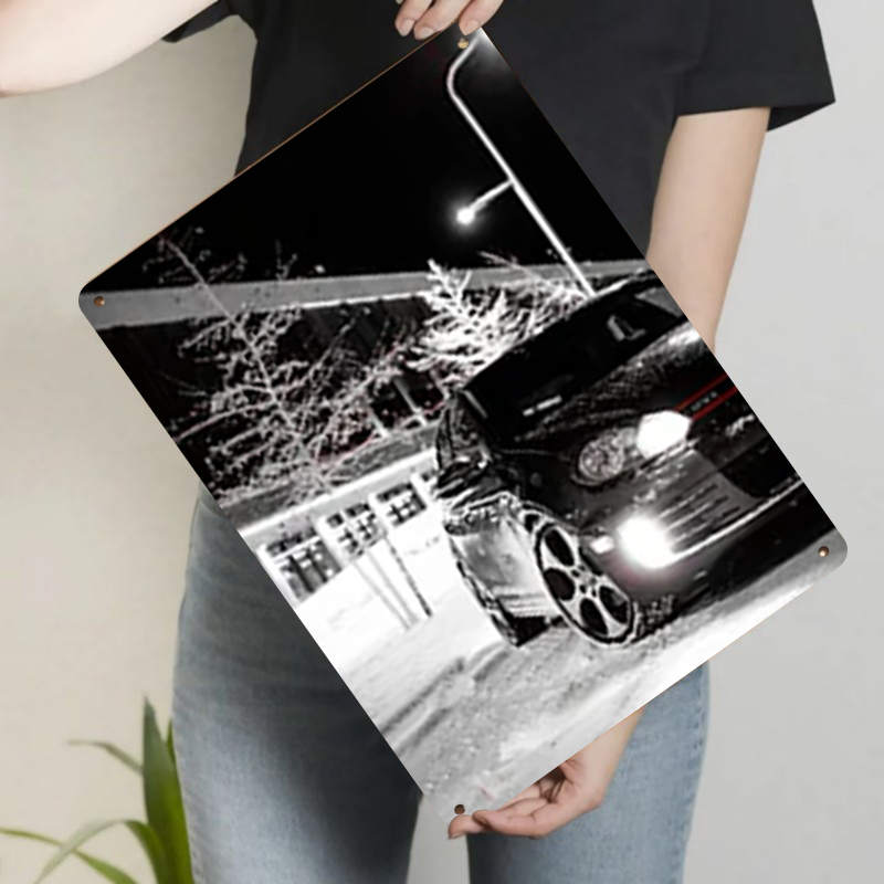 Winter Street Car Night View I - Art Craft Winter review and price