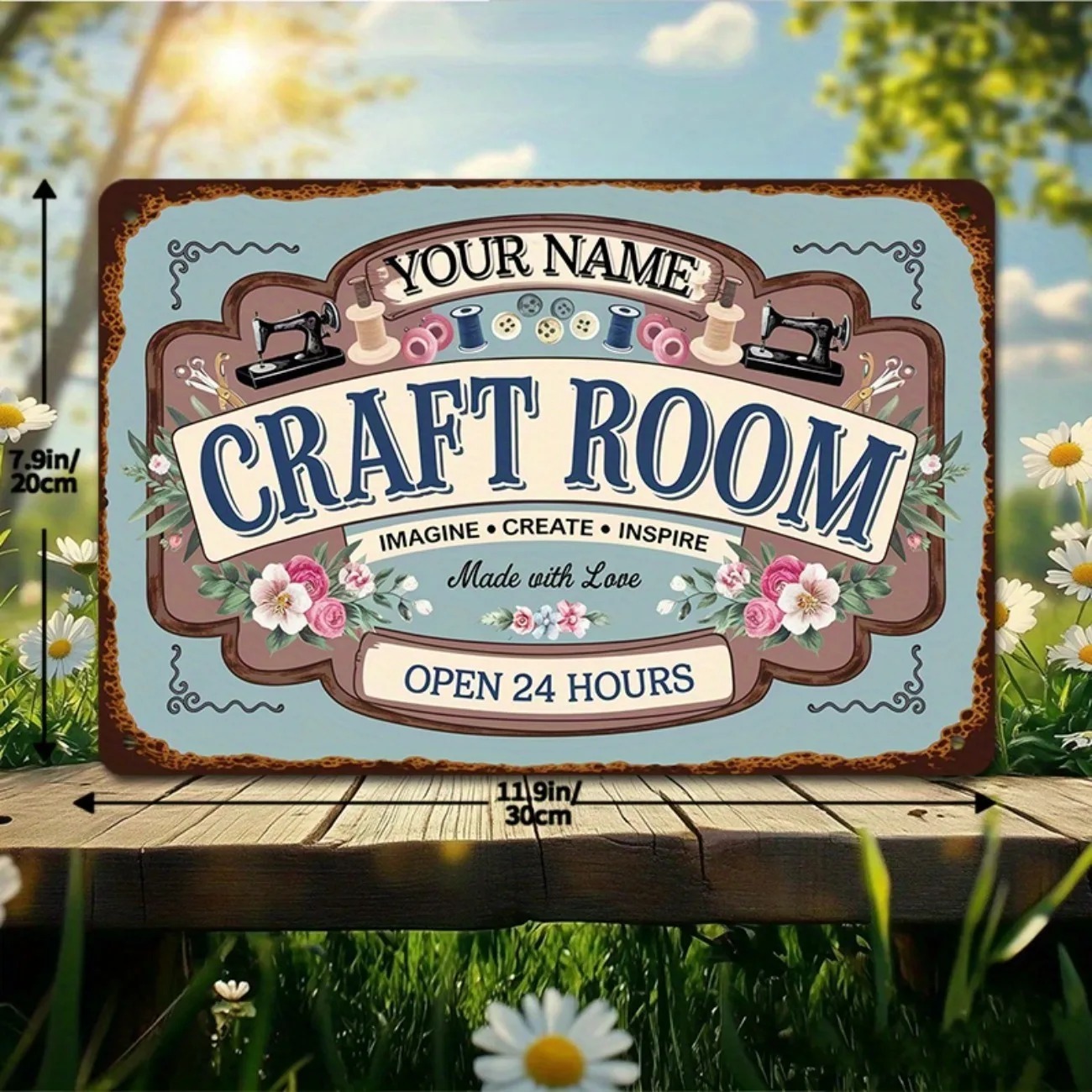 Custom Name Metal Craft Room S - Art Craft Home review and price