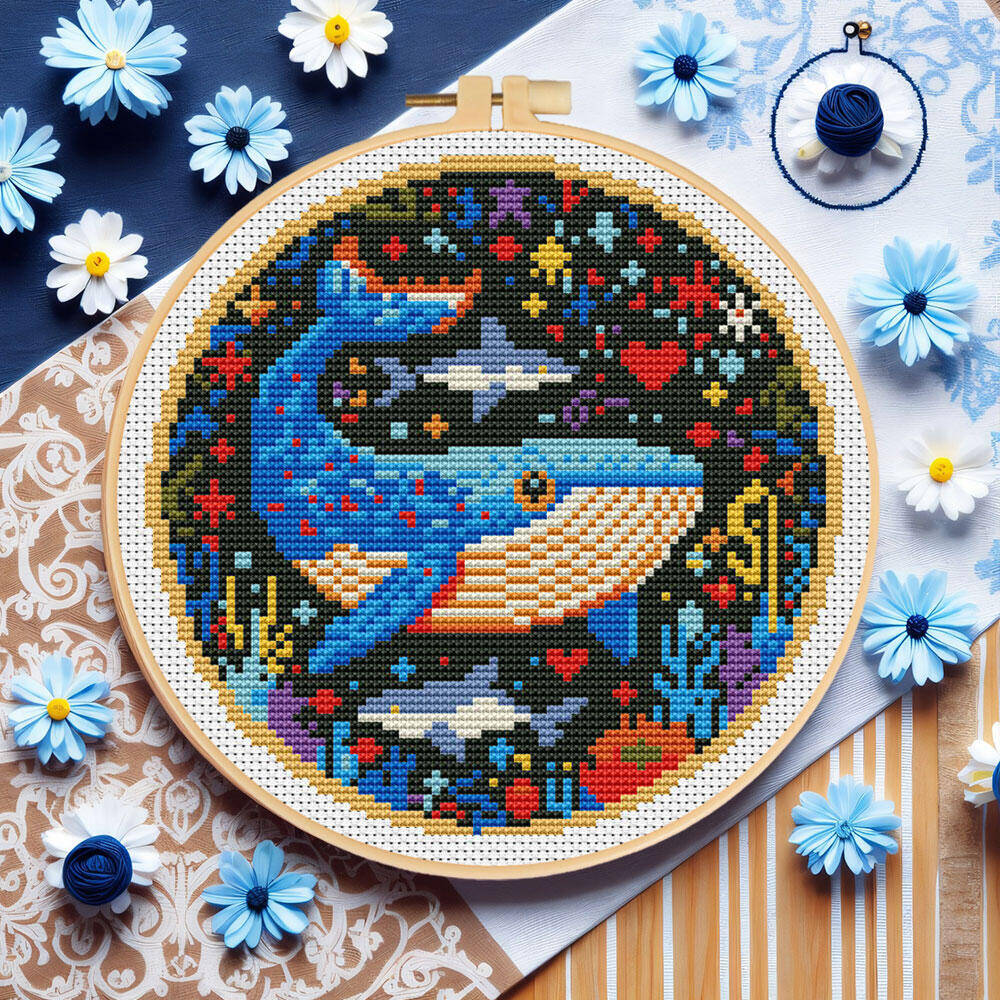 DIY Cross Stitch Whale Embroid - Art Craft And Cloth review and price