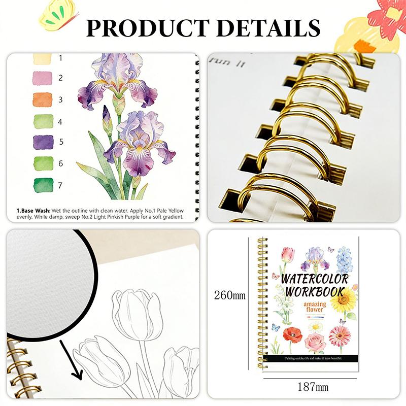 Hot Sale Spiral Bound Watercol - Art Craft Items review and price