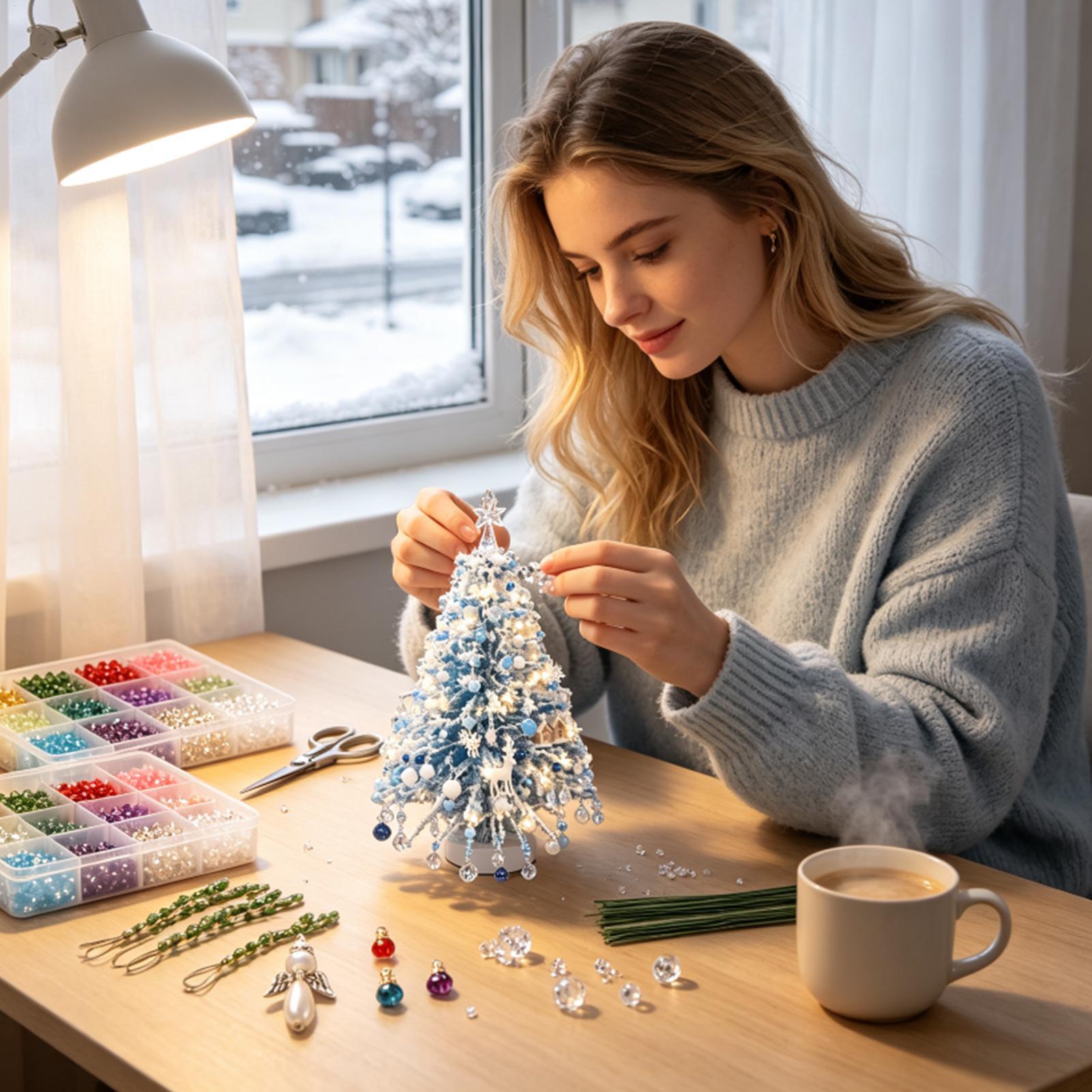 Beaded Christmas Tree Kit Wint - Art Craft Winter review and price