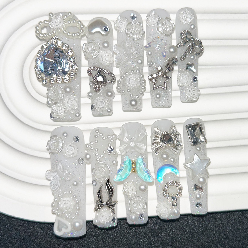 10PCS Cute Jirai Kei White Han - Art Craft Handmade review and price