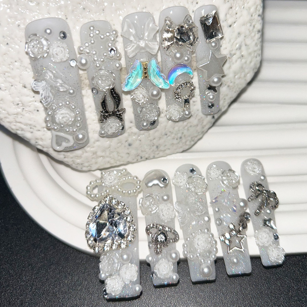 10PCS Cute Jirai Kei White Han - Art Craft Handmade review and price