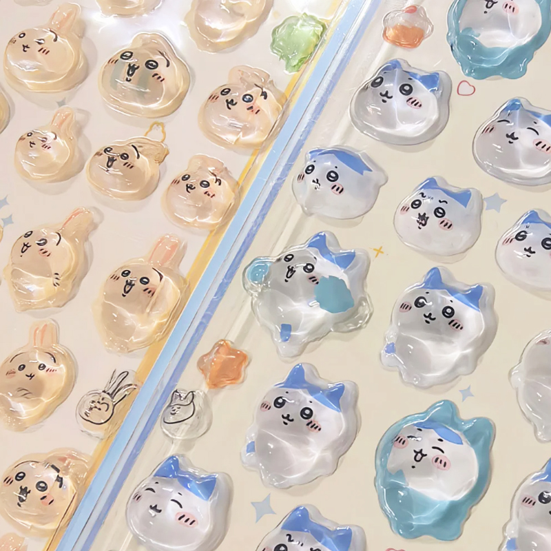 Chiikawa 3D Cute Relief Sticke - Artwork Craft review and price