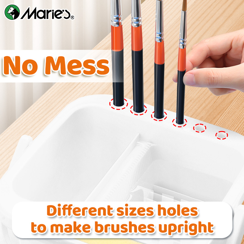 Marie's White Paint Brush Clea - Watercolor Brush Pen review and price