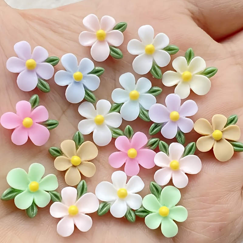 20pcs Resin Mini Flower and Le - Art Craft Leaves review and price