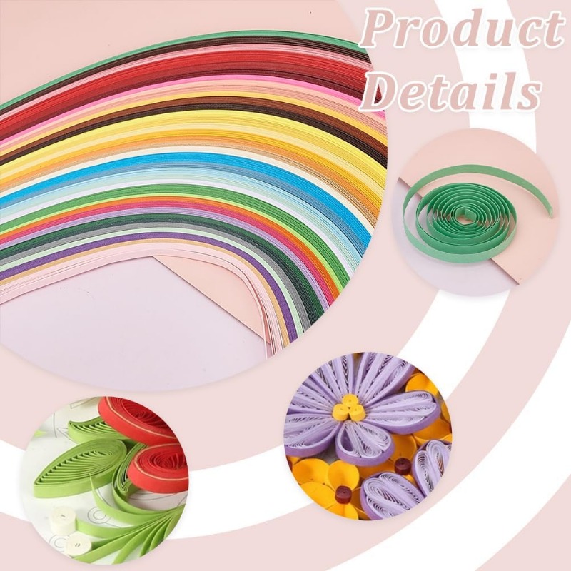 1Set 12 Pcs Quilling Paper Ste - Quilling Paper Strips review and price