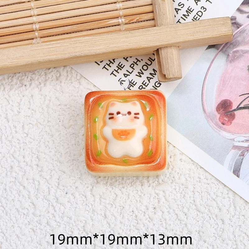 10Pcs Kawaii Cat Toast Bread R - Art Craft Items review and price