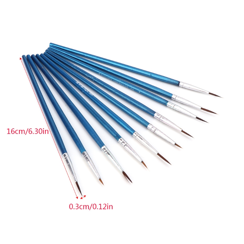10PCS/Set Nylon Hair Paint Bru - Watercolor Brush Pen review and price
