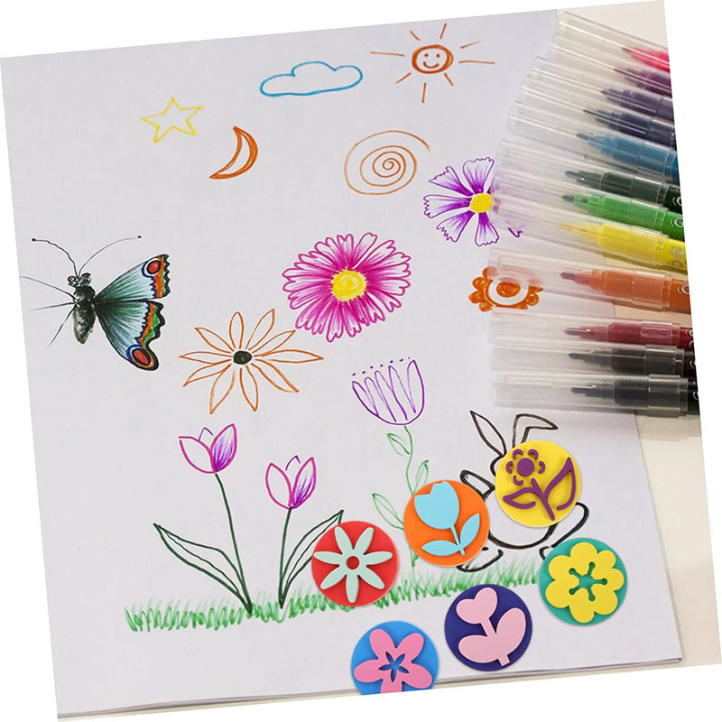 6Pcs/bag Foam Stamps for Paint - Art Craft 3 Year Old review and price