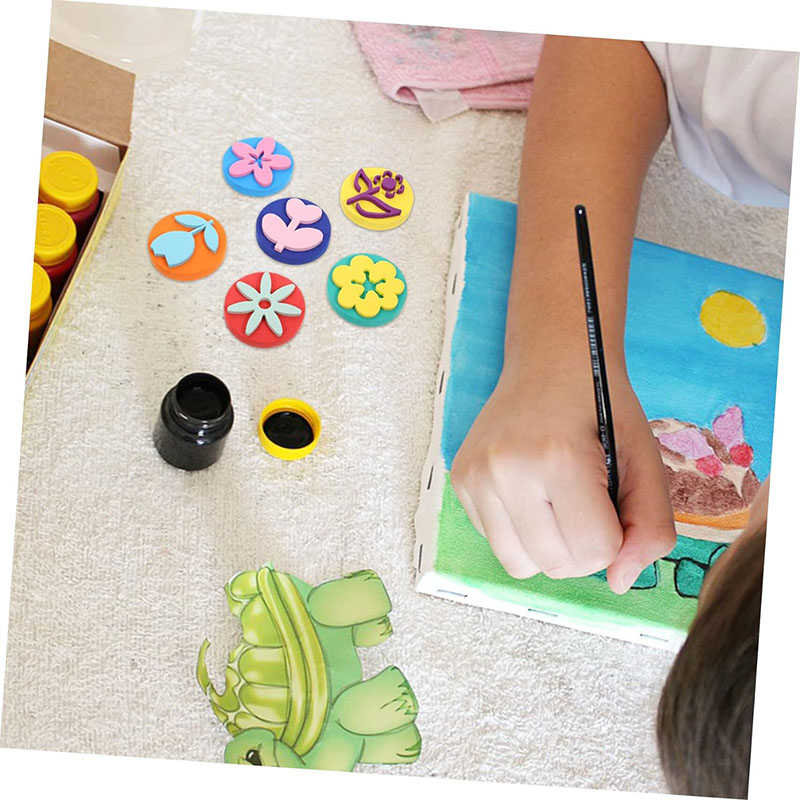 6Pcs/bag Foam Stamps for Paint - Art Craft 3 Year Old review and price