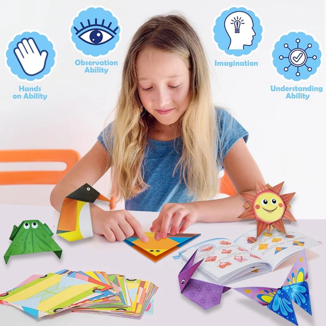 New Origami Kit 30 Sheets Orig - Art Craft 3 Year Old review and price