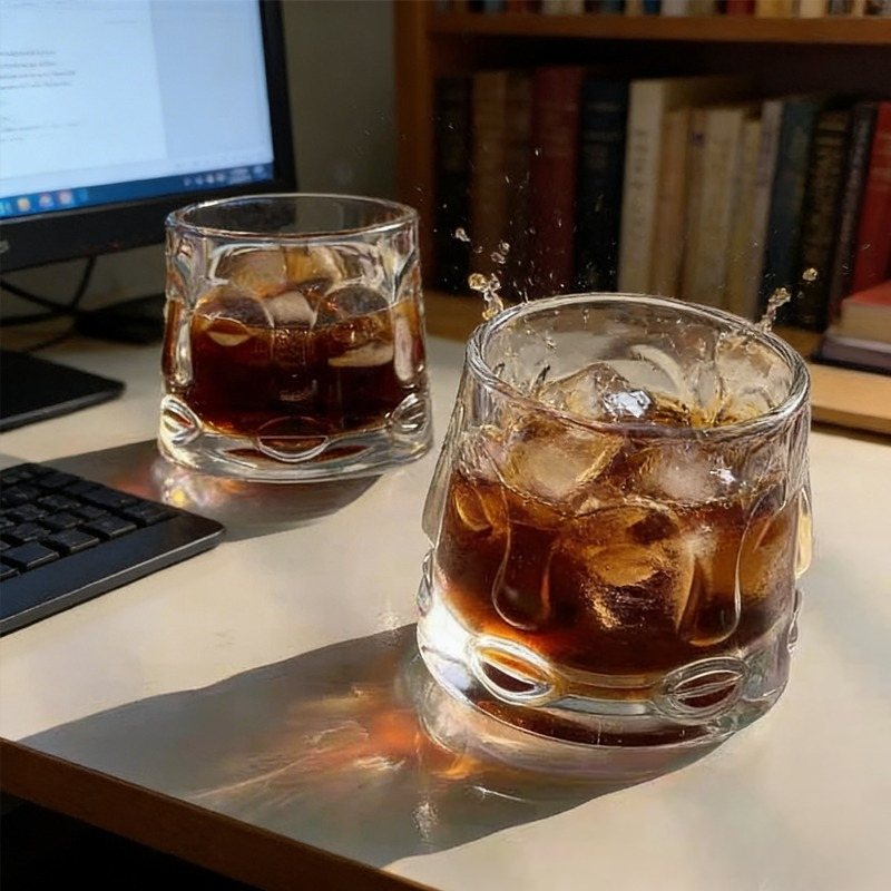 Creative Rotating Whiskey Glas - Art Craft Glasses review and price