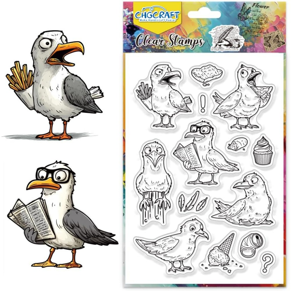 Seagulls Clear Stamps Bird Tra - Artwork Craft review and price