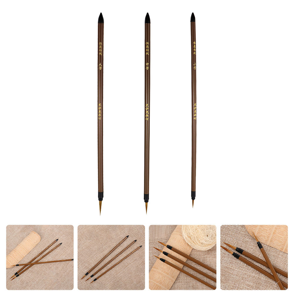 3Pcs Wolf Hair Line Drawing Pe - Watercolor Brush Pen review and price