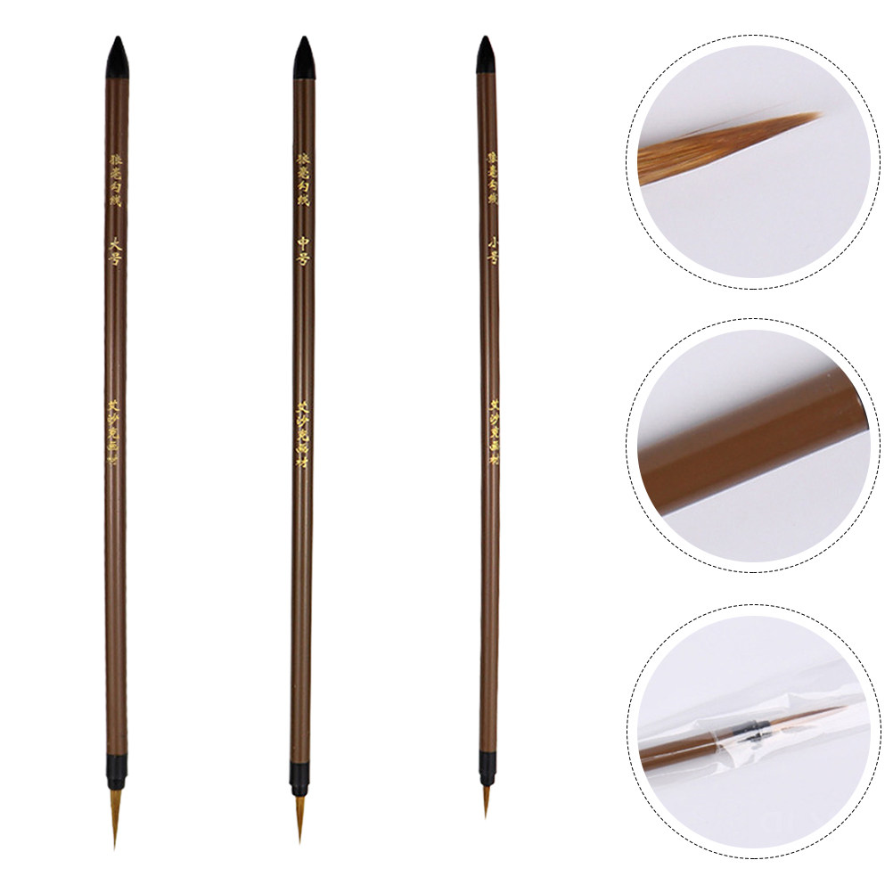 3Pcs Wolf Hair Line Drawing Pe - Watercolor Brush Pen review and price