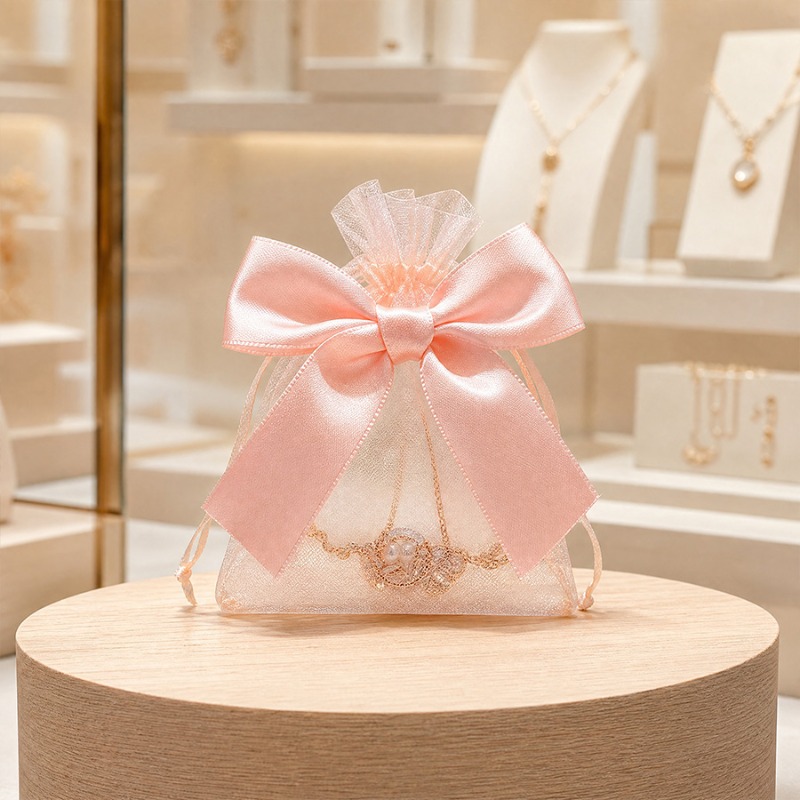 10/20pcs Pink Bow Gift Bags Tr - Art Craft And Cloth review and price