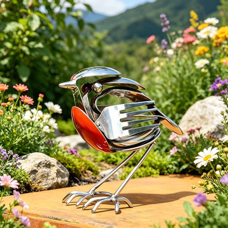 Scrap Metal Art Robin Sculptur - Art And Craft Recycle review and price