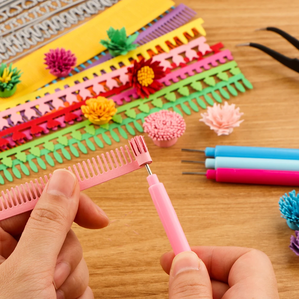 3D Spiral Flower Cutting Dies  - Quilling Paper Strips review and price