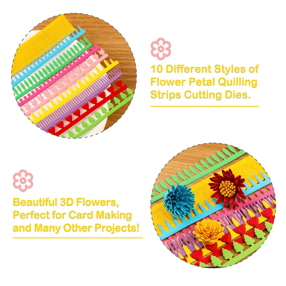 3D Spiral Flower Cutting Dies  - Quilling Paper Strips review and price
